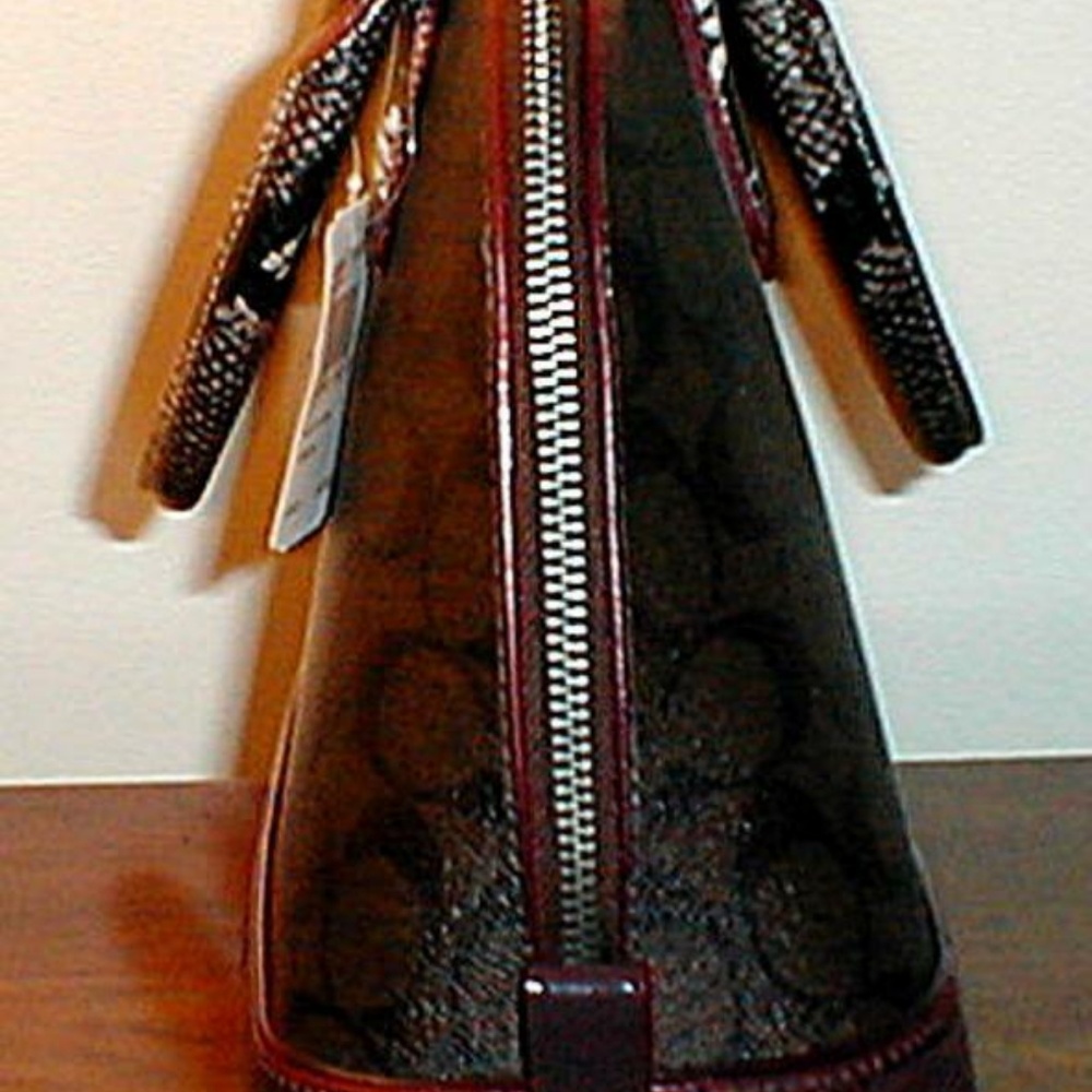 Coach Sierra Satchel Signature Exotic Mix - Picture 6 of 6